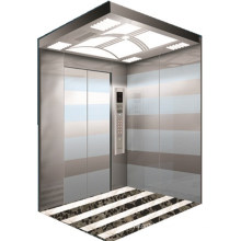 MR/MRL titanium etching /mirror etching 6 passenger elevator